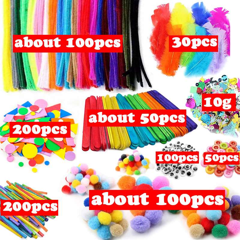 1000pcs Kids Crafts Art Suppli - Art Craft And Cloth บทวิจารณ์และราคา