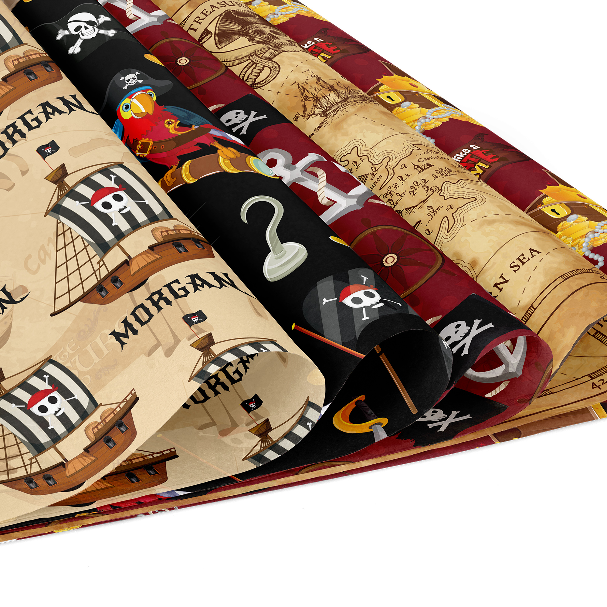 24pcs European Pirate Theme DI - Art Craft In Paper บทวิจารณ์และราคา