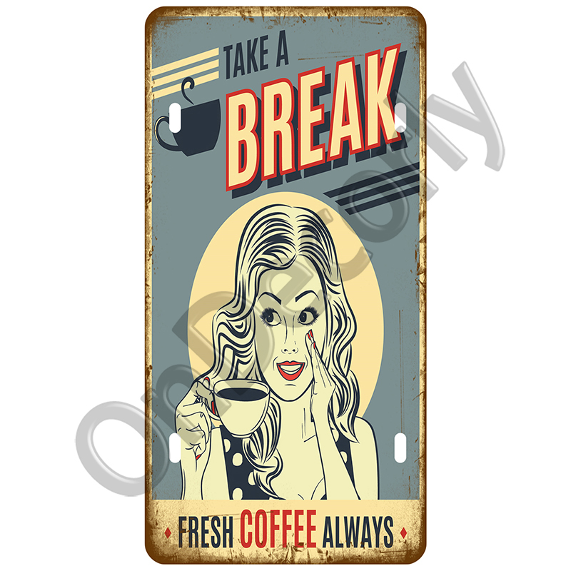 Cold Beer Wine Coffee Metal Si - Art Craft Club บทวิจารณ์และราคา