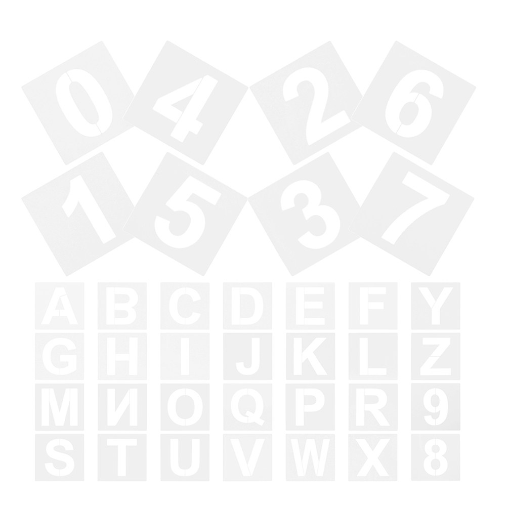 72Pcs Plastic Alphabet Number  - Art Craft Number บทวิจารณ์และราคา