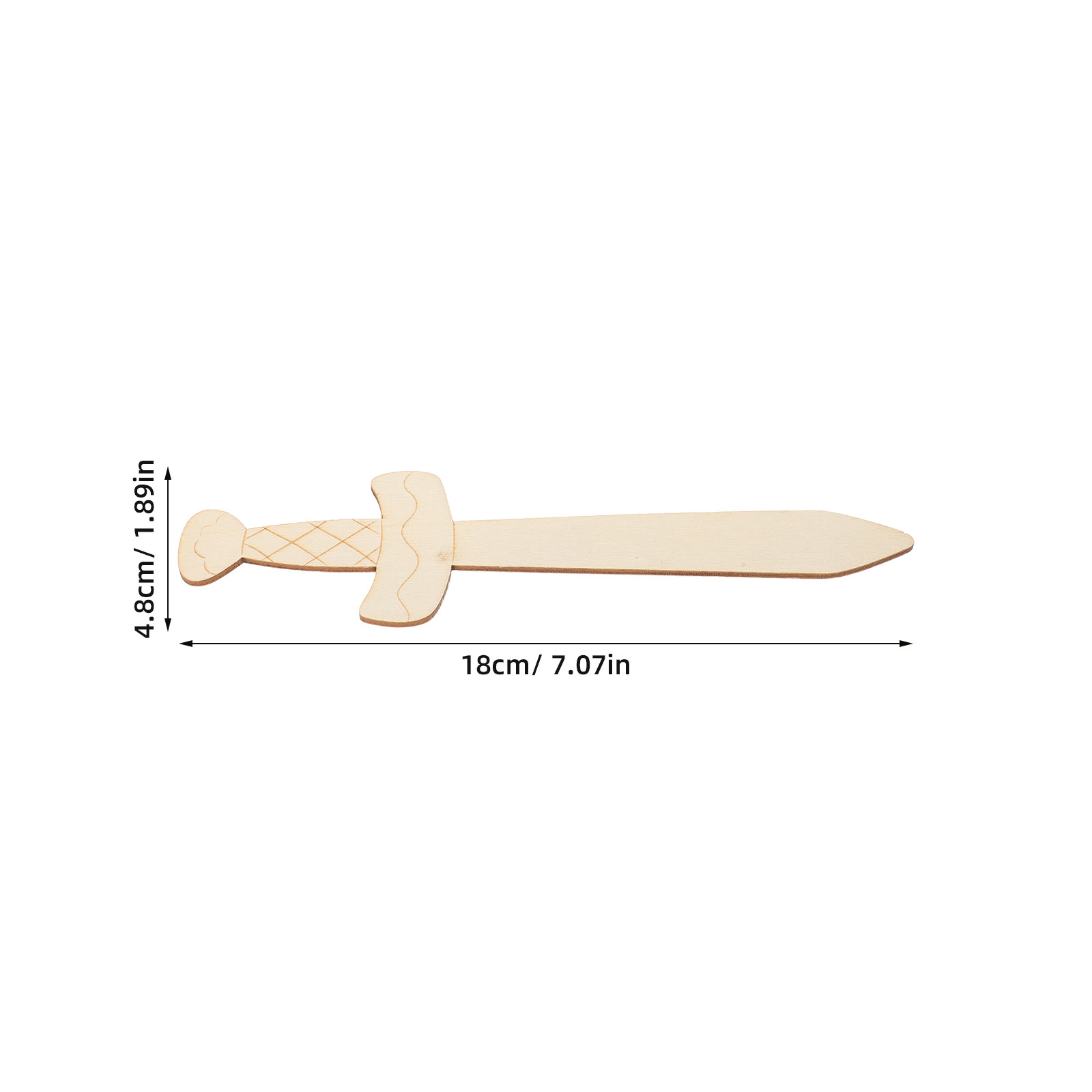 20Pcs Small Wooden Swords for  - Art Craft Kids บทวิจารณ์และราคา