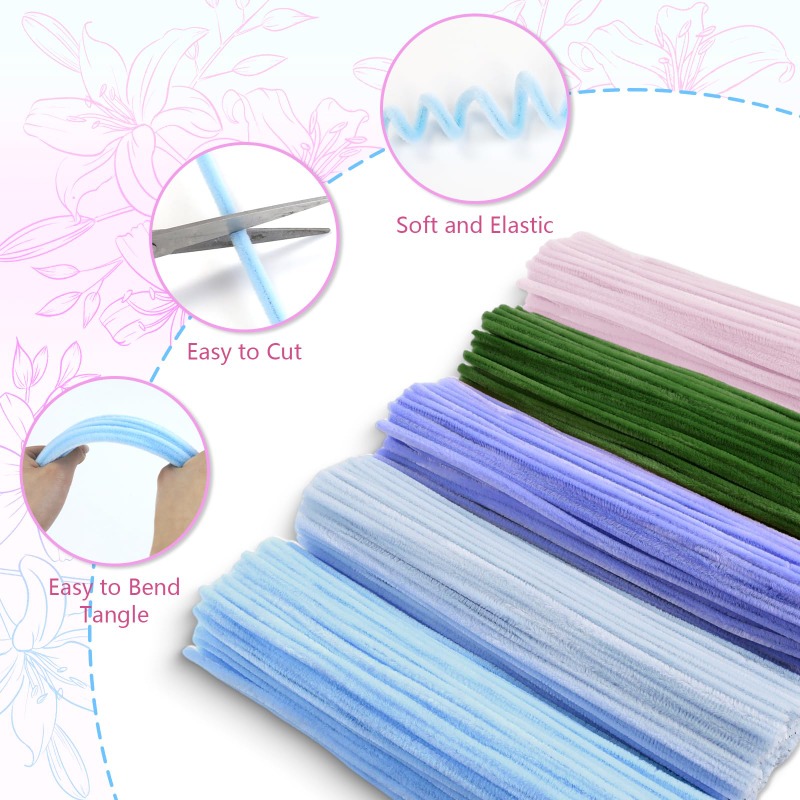 Pipe Cleaners Chenille Stems J - Art Craft Kids บทวิจารณ์และราคา