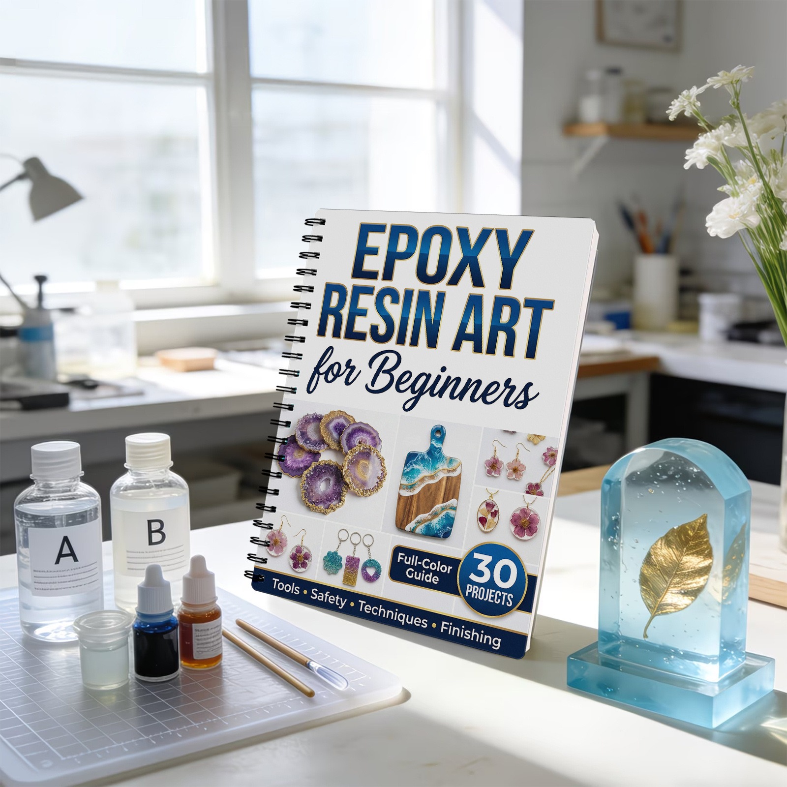 Epoxy Resin Art Book Guide Lea - Art Craft Book บทวิจารณ์และราคา