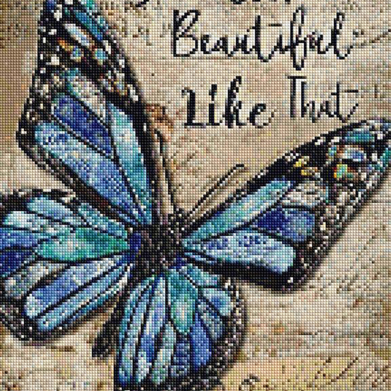 Nabi 5D Diamond Painting Butte - Art Craft Butterfly บทวิจารณ์และราคา