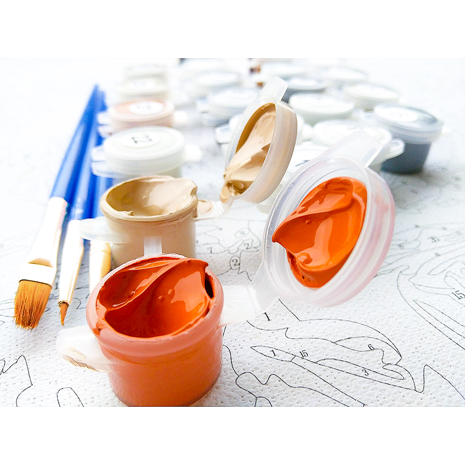 1pc frameless DIY Paint By Num - Art Craft Number บทวิจารณ์และราคา