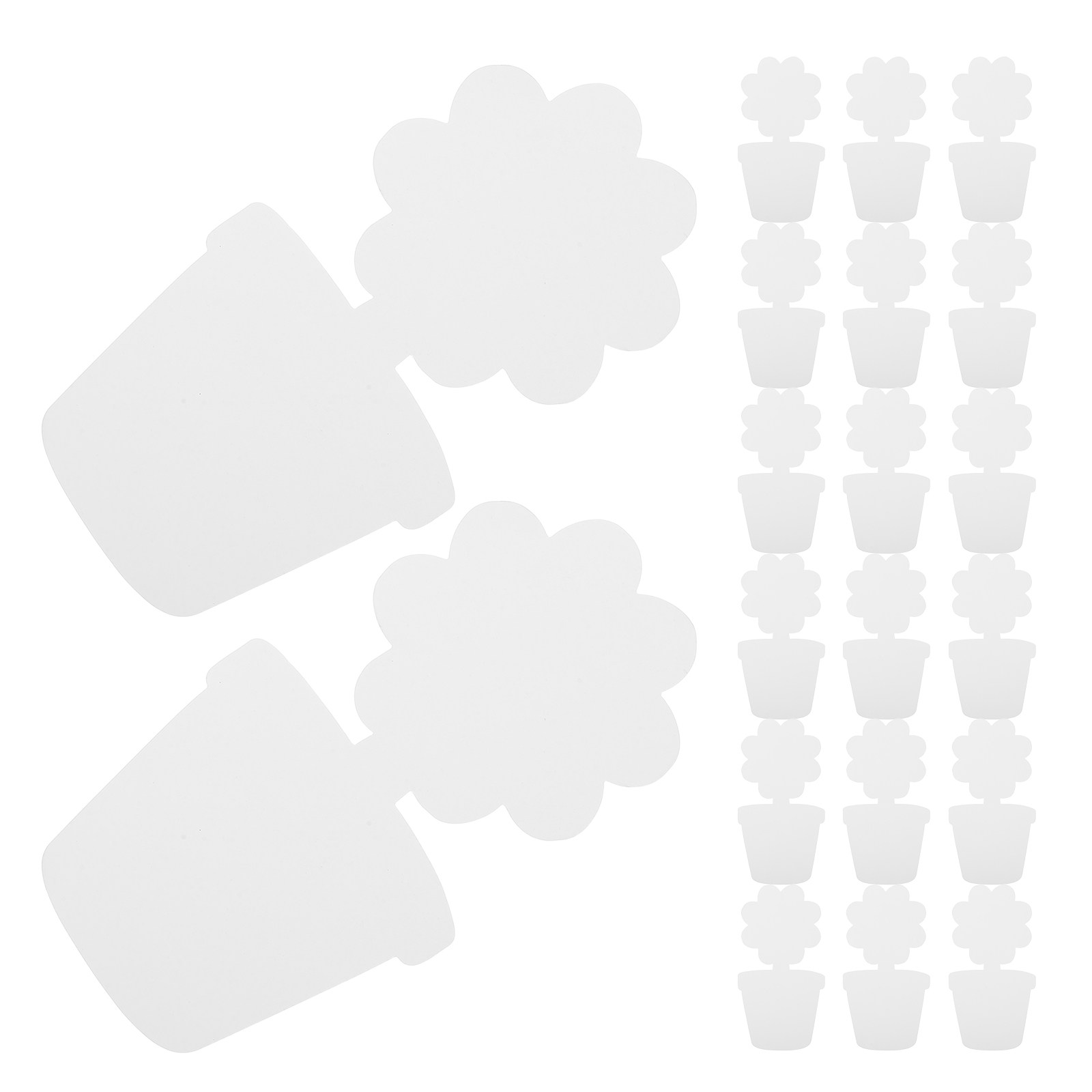 20Pcs DIY Flower Pot Paper Cut - Art Craft Classes บทวิจารณ์และราคา