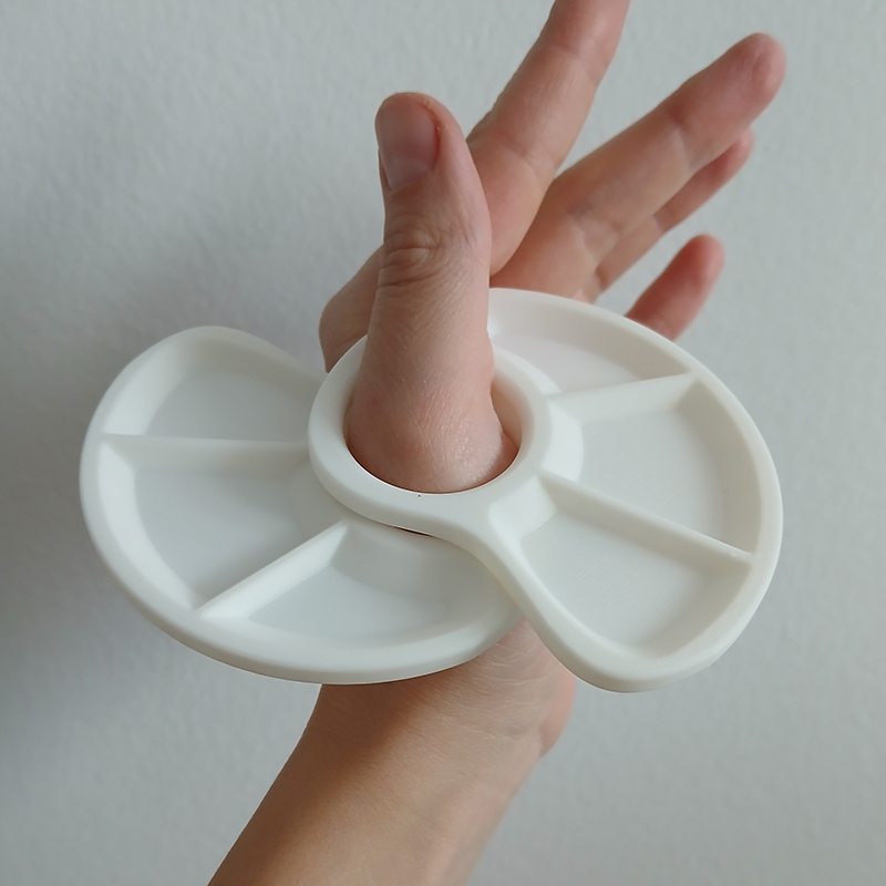 1/2pc Thumb Palette Ergonomic  - Art Craft Classes บทวิจารณ์และราคา