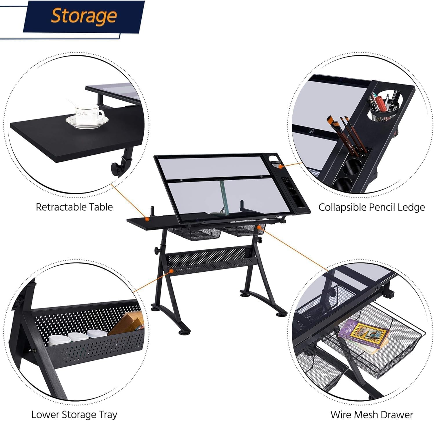 Table w/Stool, Height Adjustab - Art & Craft Valley บทวิจารณ์และราคา