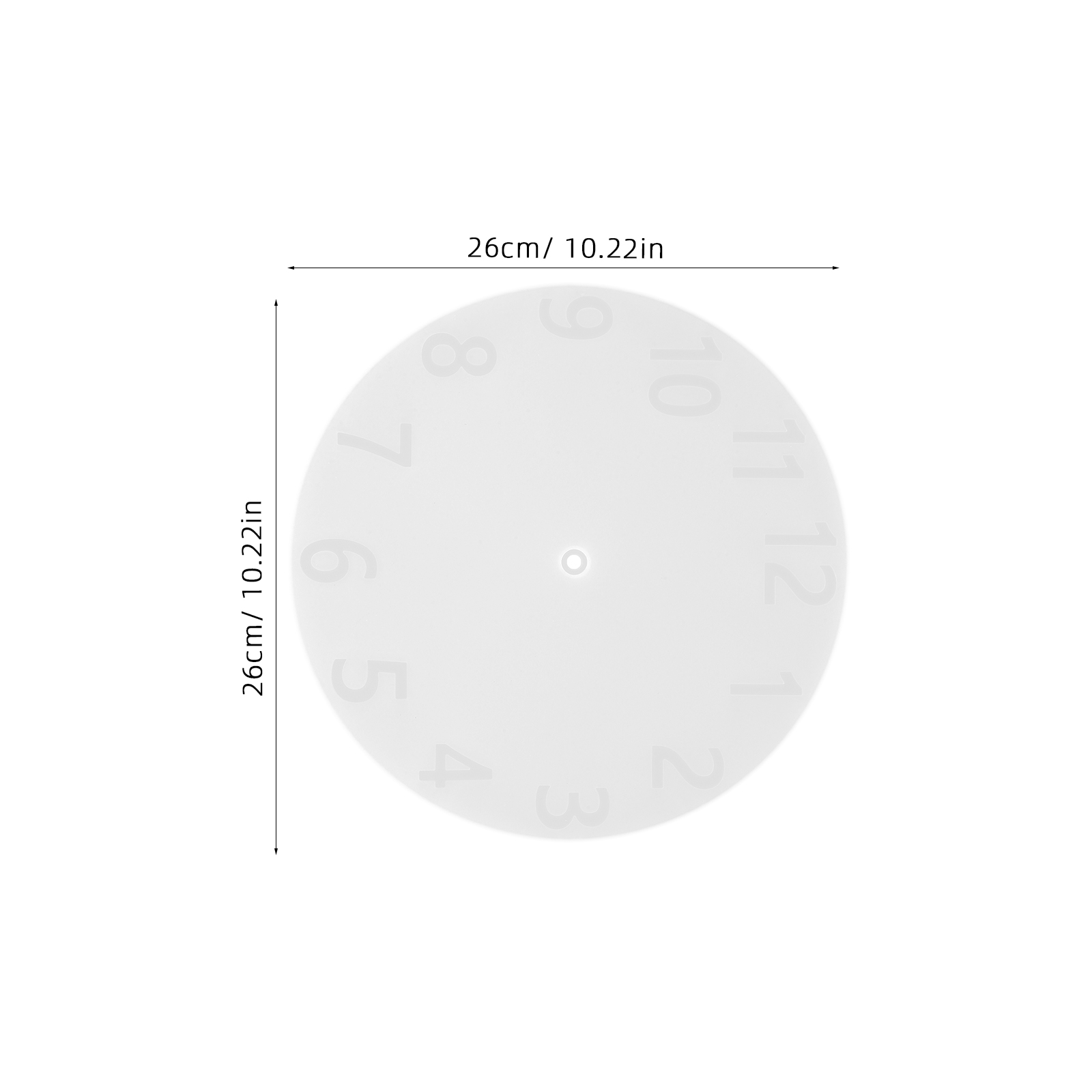 1 set 1 Set Diy Silicone Clock - Art Craft Number บทวิจารณ์และราคา