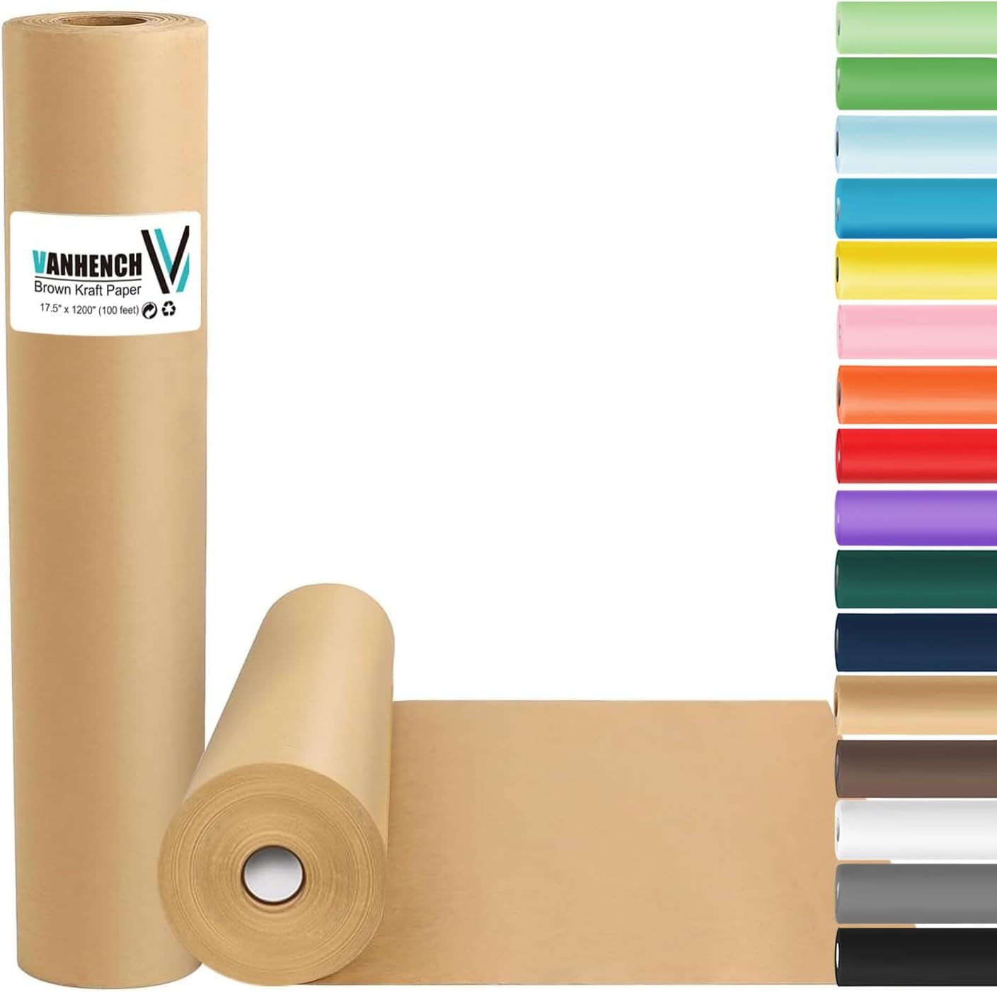 Vanhench Brown Wrapping Paper  - Art Craft In Paper บทวิจารณ์และราคา