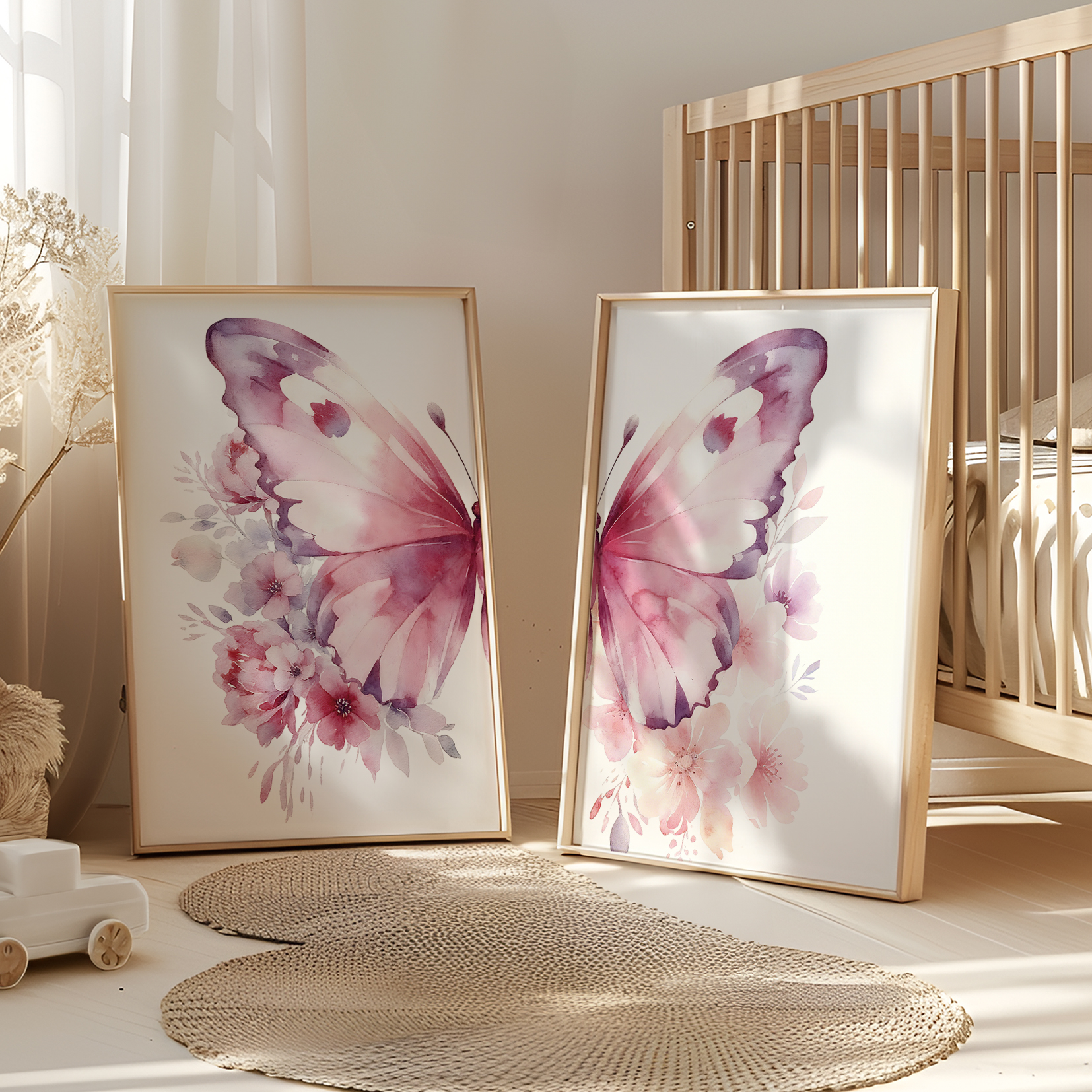 3pcs Cartoon Children Pink Lov - Art Craft Butterfly บทวิจารณ์และราคา