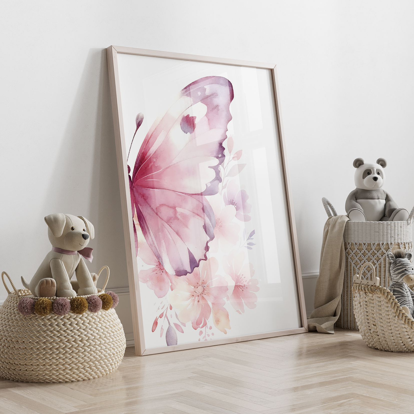 3pcs Cartoon Children Pink Lov - Art Craft Butterfly บทวิจารณ์และราคา