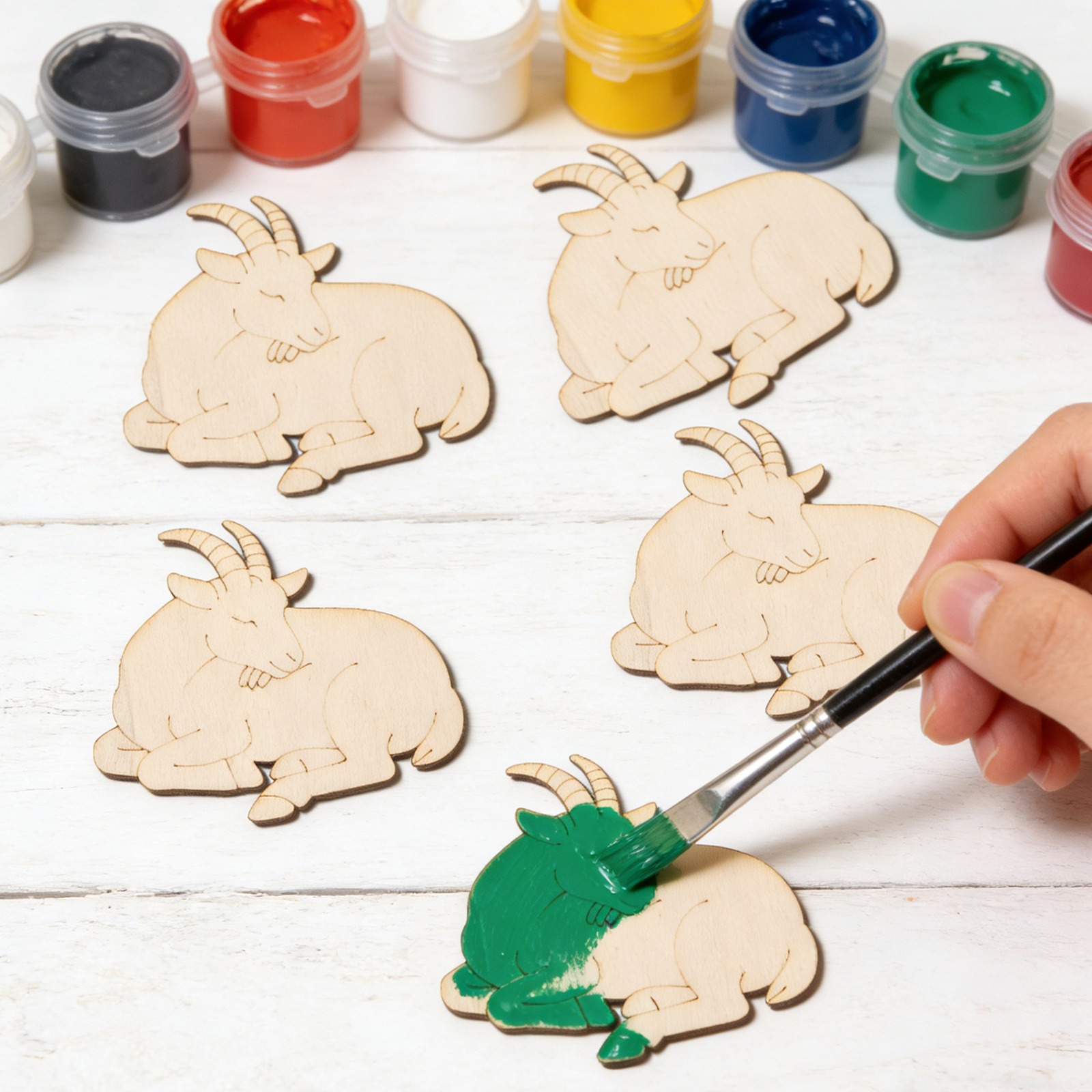 10pcs/set Unfinished Wood Shee - Art & Craft Valley บทวิจารณ์และราคา