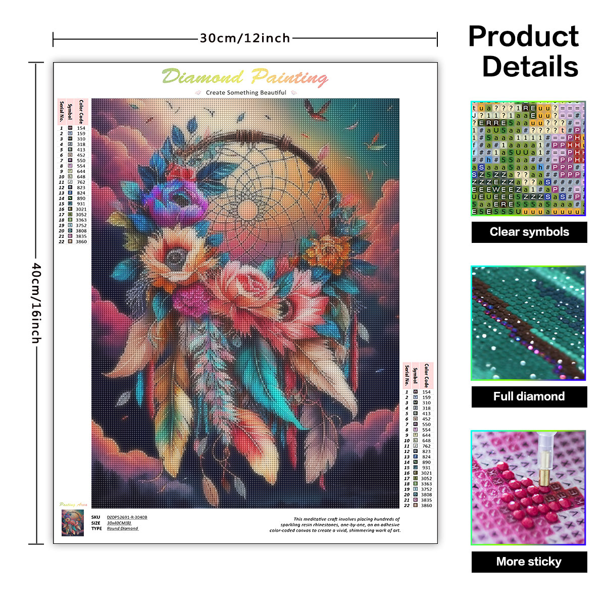 Frameless, Diamond Painting Dr - Art Craft Butterfly บทวิจารณ์และราคา