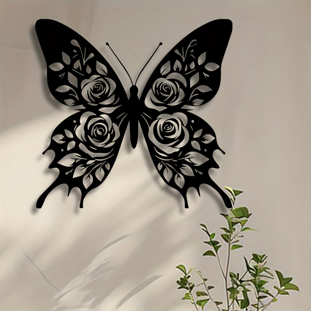 Elegant Black Butterfly Acryli - Art Craft Butterfly บทวิจารณ์และราคา