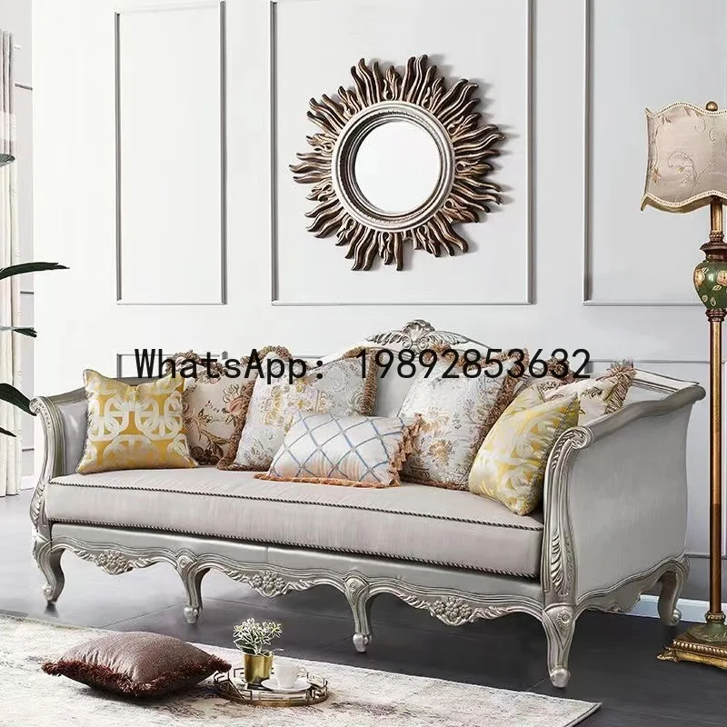 H5.15  all-solid wood sofa lea - Art & Craft Valley บทวิจารณ์และราคา