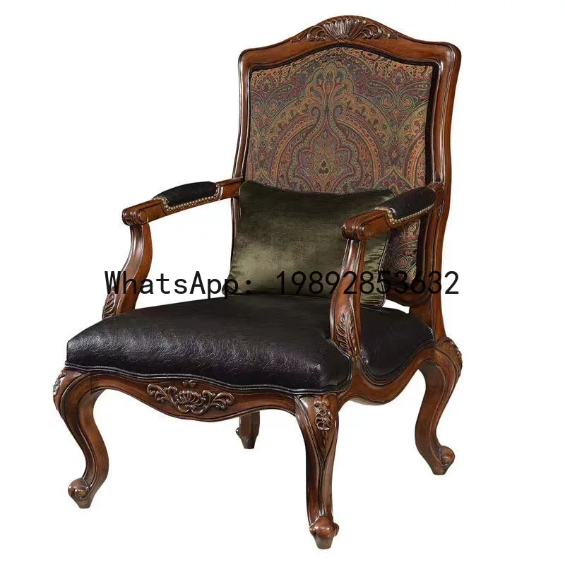 H5.15  all-solid wood sofa lea - Art & Craft Valley บทวิจารณ์และราคา
