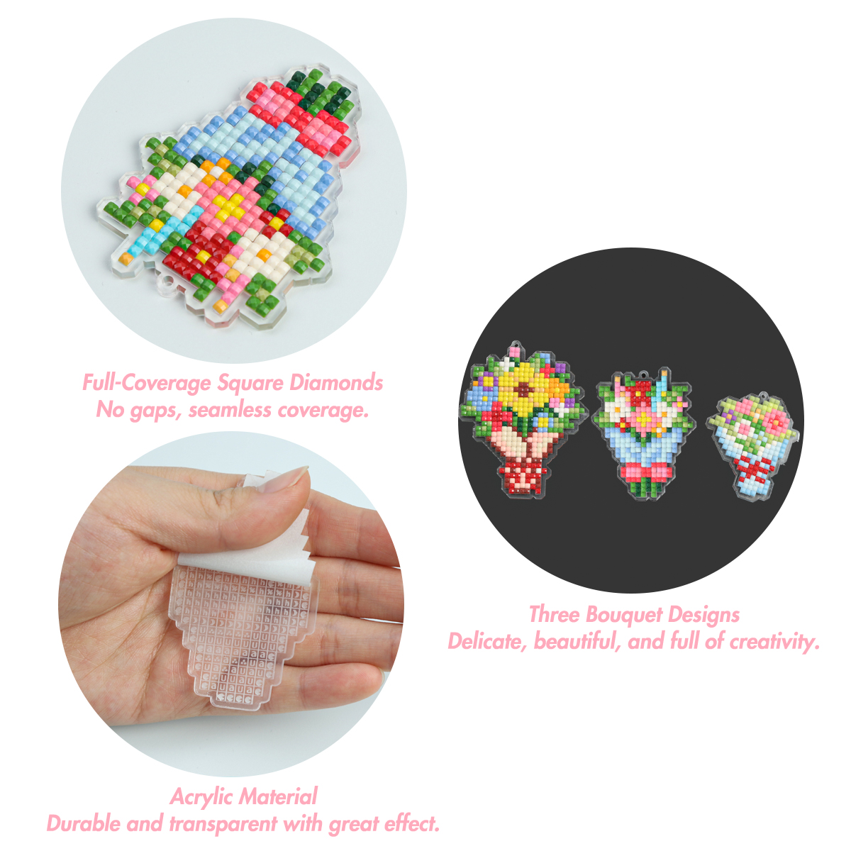 FOREVER YOUNG 3PCS Bouquet Acr - Art Craft Kids บทวิจารณ์และราคา