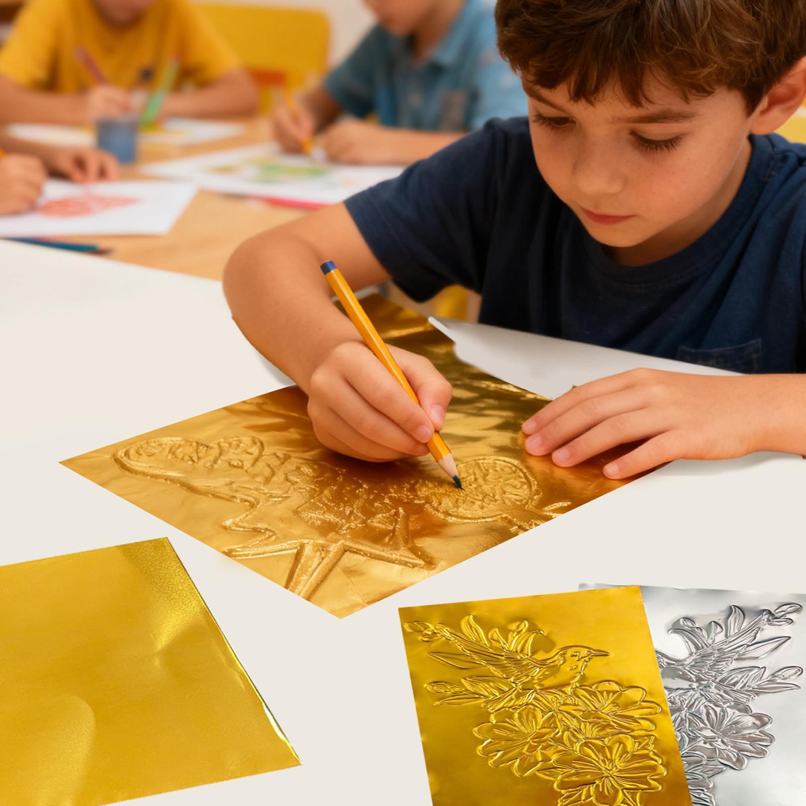 Foil Paper For Crafts 100 Piec - Art Craft In Paper บทวิจารณ์และราคา
