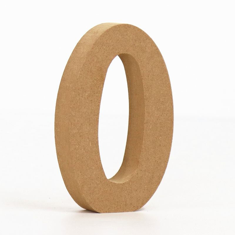 1pc 10cm Wood Color Numbers 0- - Art Craft Number บทวิจารณ์และราคา