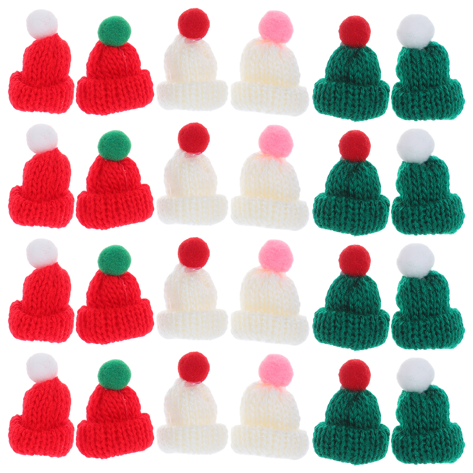 60Pcs Mini Knit Hats for Craft - Art Craft And Cloth บทวิจารณ์และราคา