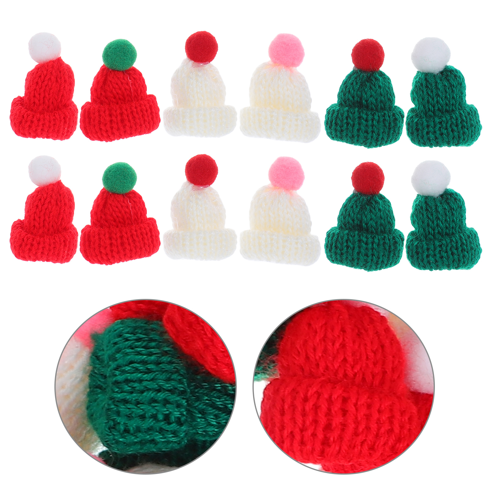 60Pcs Mini Knit Hats for Craft - Art Craft And Cloth บทวิจารณ์และราคา
